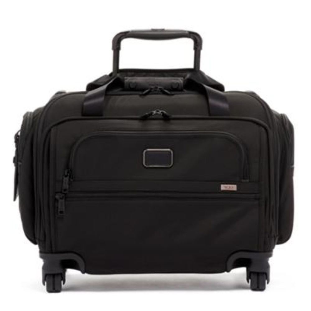TUMI: Compact 4 Wheeled Duffel Rolling Tote Bag
